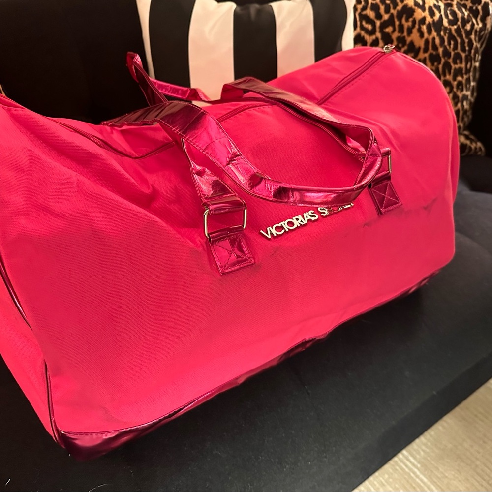Brand New Duffle Bag - Barbie Pink. Victoria Secret